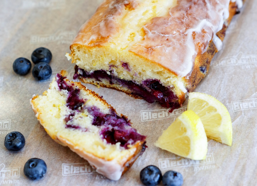 Zitroniger Blaubeerkuchen